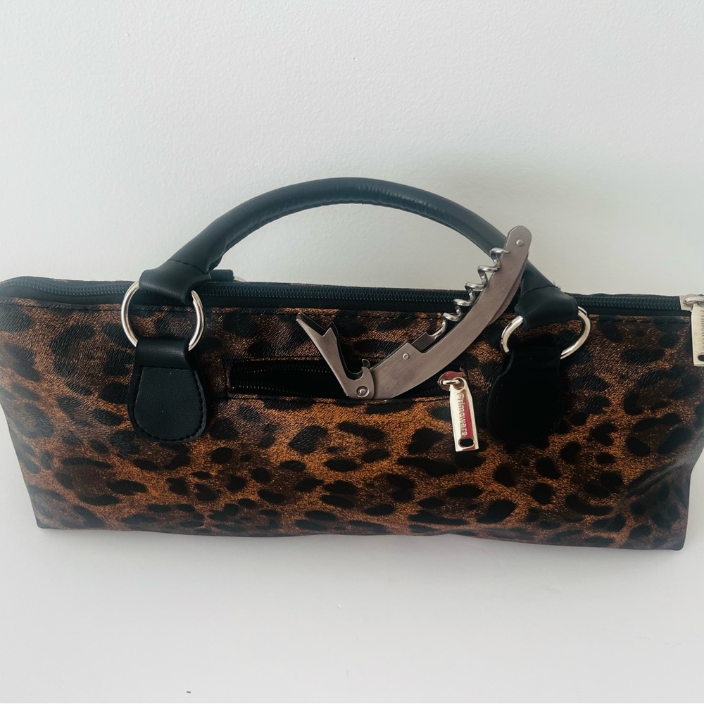 Primeware Insulated Wine Lunch Bag Tote Animal Print 750ml NEW